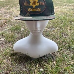 JE Safety Award Camo Trucker Hat